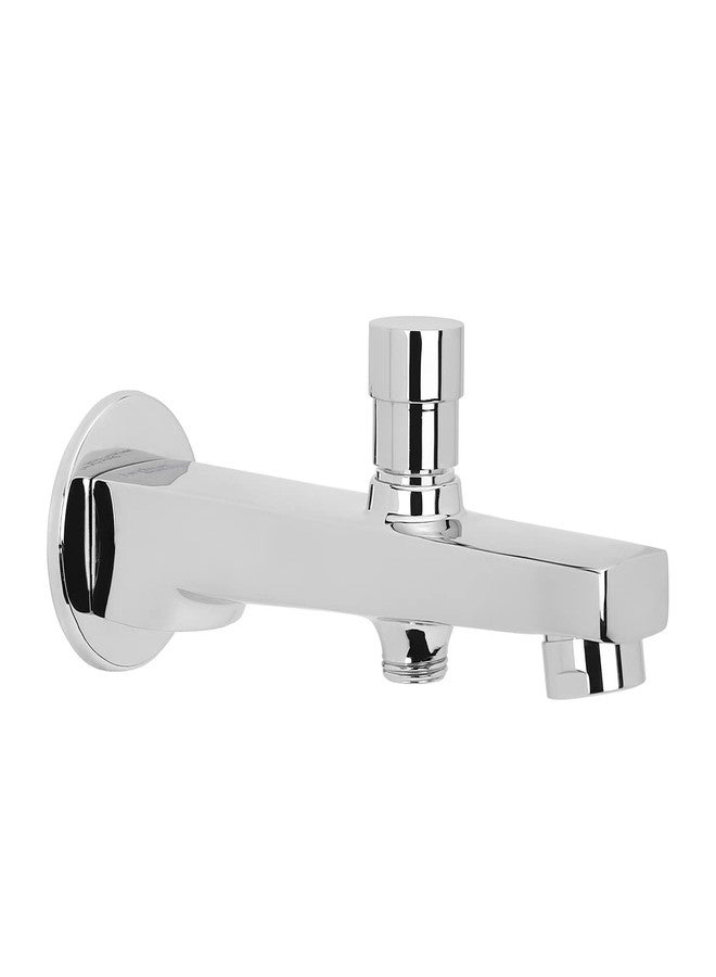 Hindware Italian Collection F360010CP Element Bath Spout with Tip Ton (Water Diverter to Hand Shower), Brass with Chrome Finish - Image 1